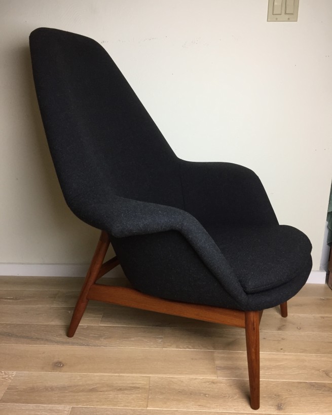 1960's Manta Ray chair fully restored using Kvadrat Tonica fabric (SOLD)